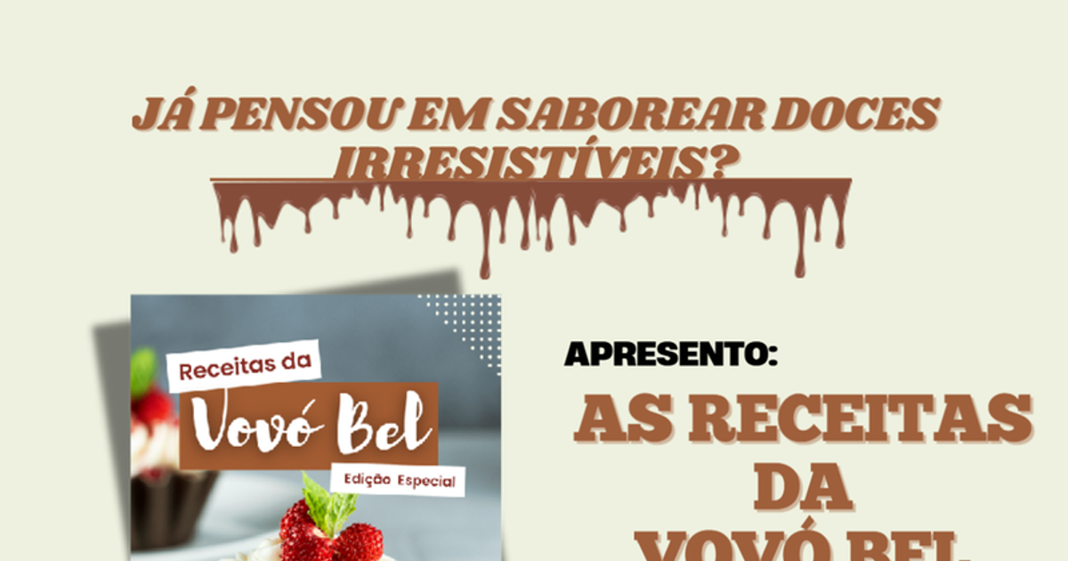Receitas Doces da Vovó Bel - Edição Especial